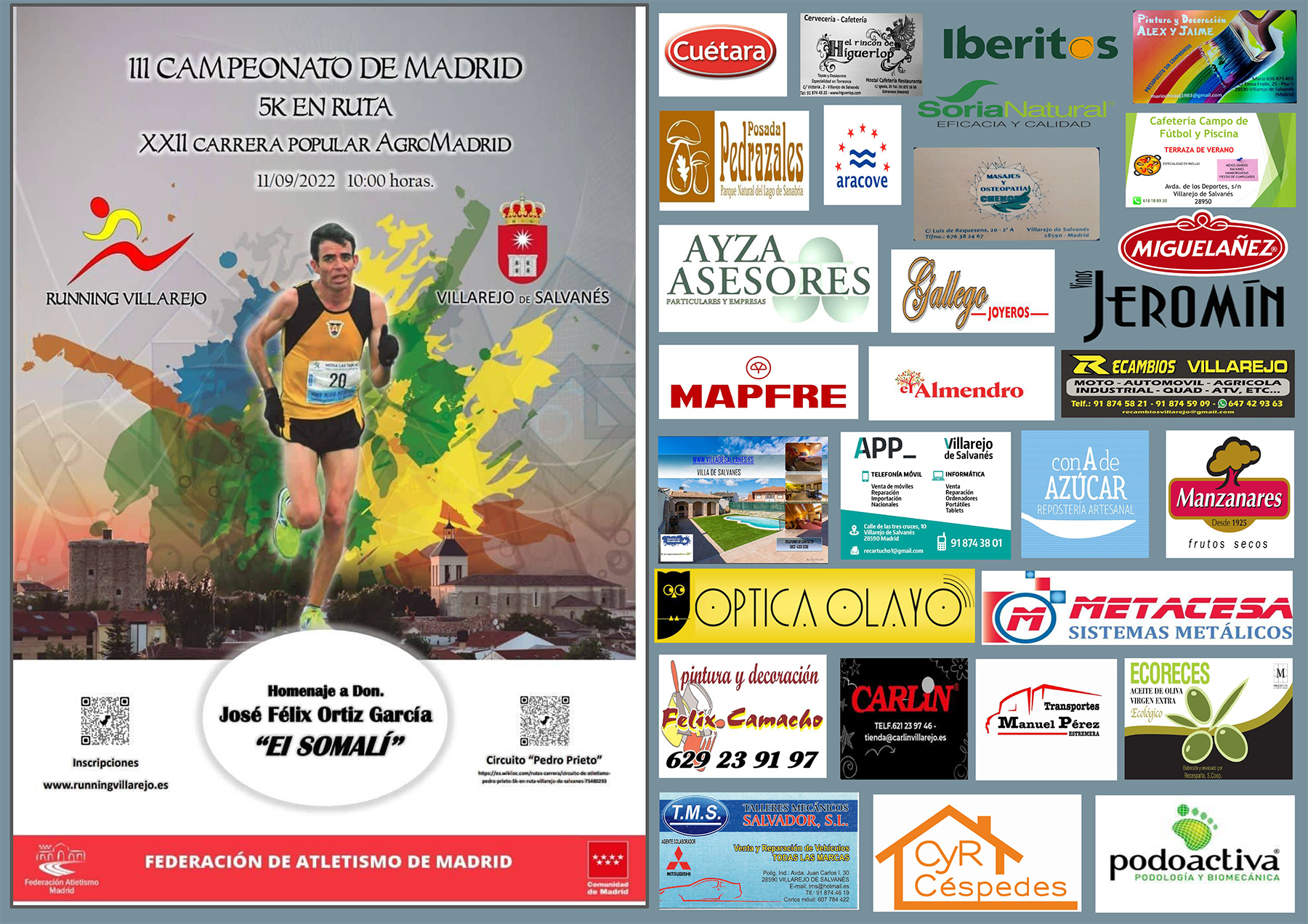 XXII CARRERA DE AGROMADRID - Villarejo de Salvanés