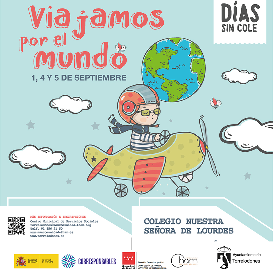 Días sin Cole en septiembre: “Viajamos por el mundo”