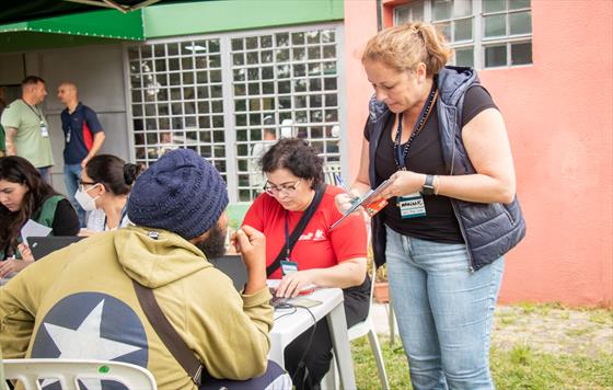 FAS participa de mutiro para promoo de direitos da populao de rua