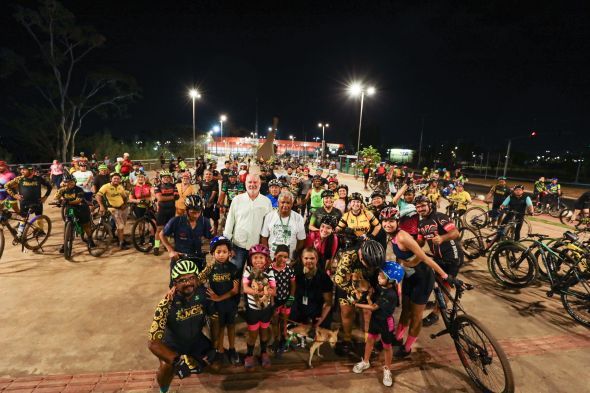 Prefeitura de Cuiab | Prefeitura de Cuiab realiza o primeiro Pet Pedal da Semob e Bem-Estar Animal e arrecadar raes para doao a protetores da causa animal