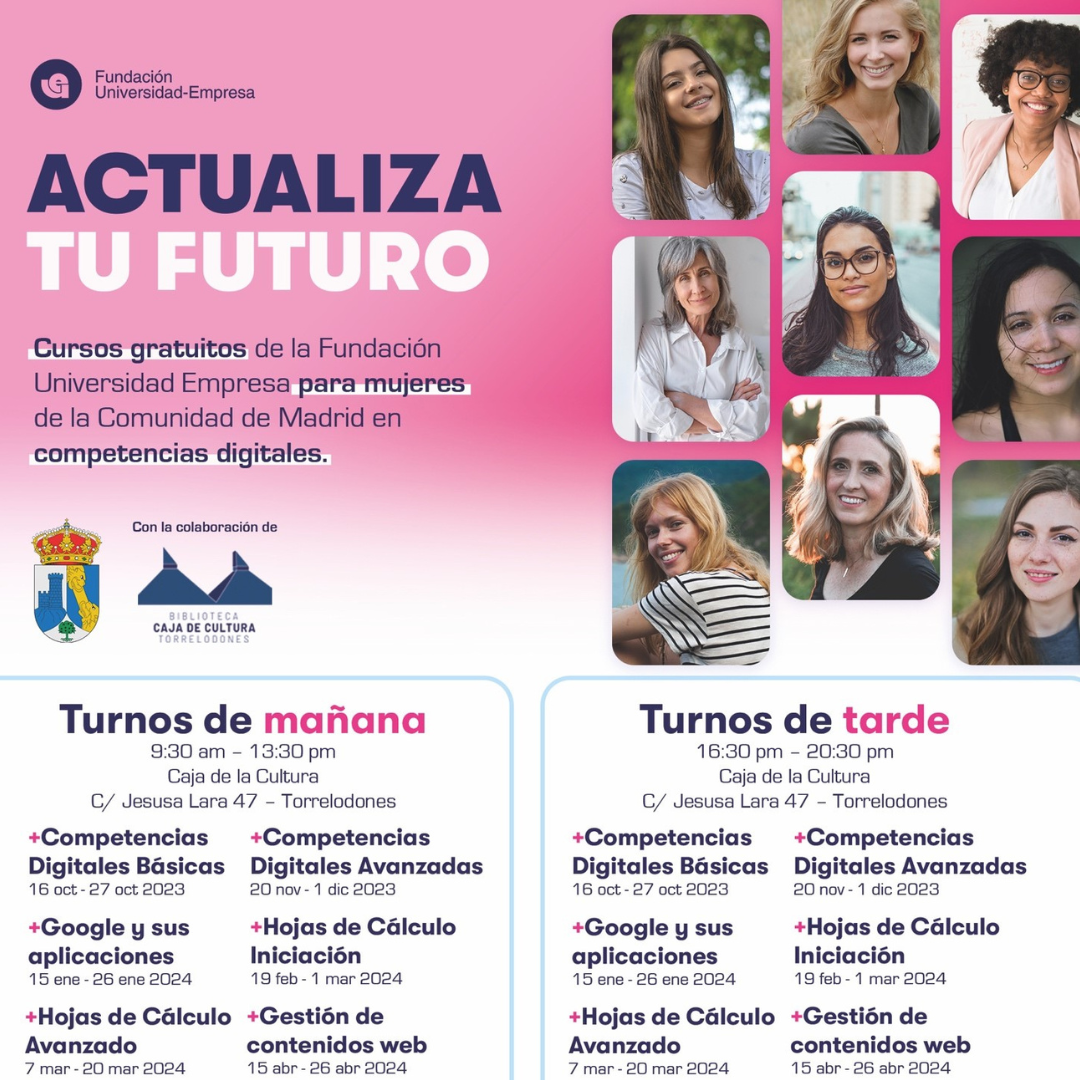 Cursos gratuitos en competencias digitales para mujeres