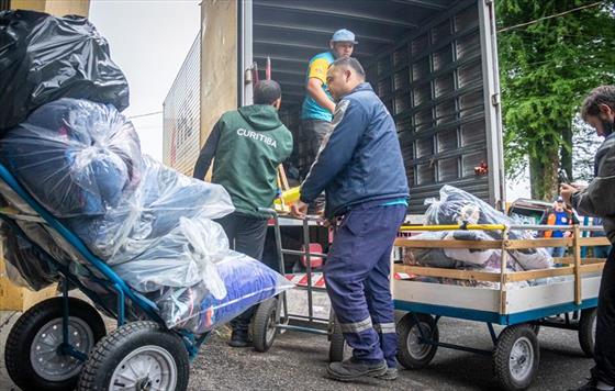 Curitiba envia ajuda humanitria para Contenda nesta quarta-feira