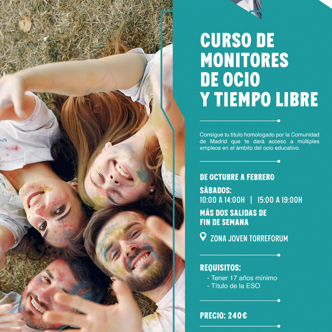 Torrelodones organiza un curso de monitor de ocio y tiempo libre